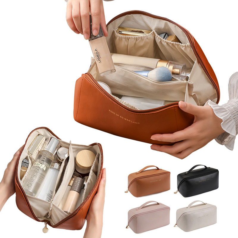 Luxury Skincare Samples - กระเป๋าจัดระเบียบเครื่องสำอางสุดหรูสำหรับผู้หญิง กระเป๋าใส่เครื่องสำอาง กระเป๋าเก็บเครื่องสำอาง กระเป๋าเดินทาง ซิป กล่องใส่เครื่องสำอางสำหรับสุภาพสตรี