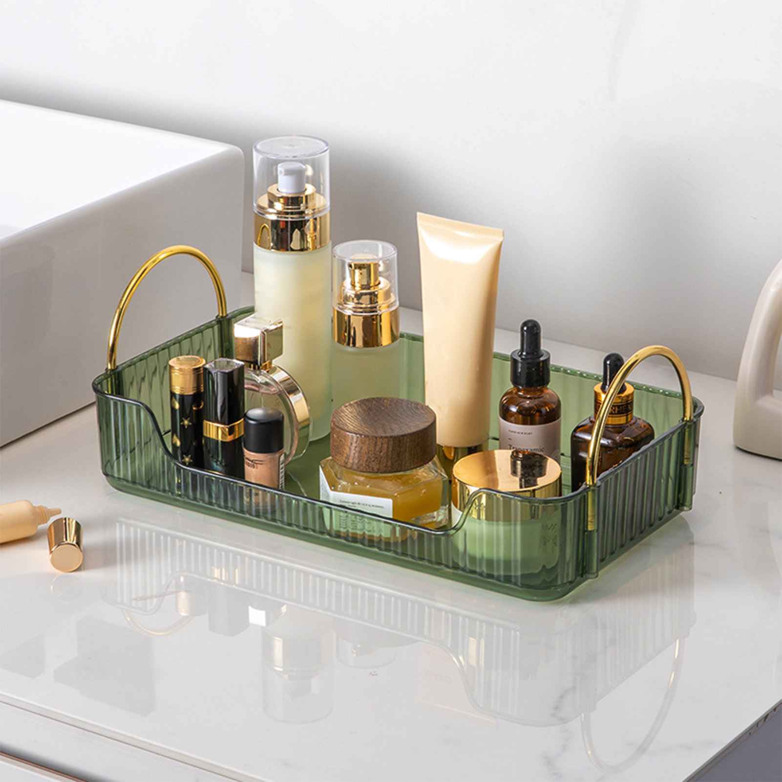 ชั้นวางของในห้องน้ำ อะคริลิคหร - Luxury Skincare Products บทวิจารณ์และราคา