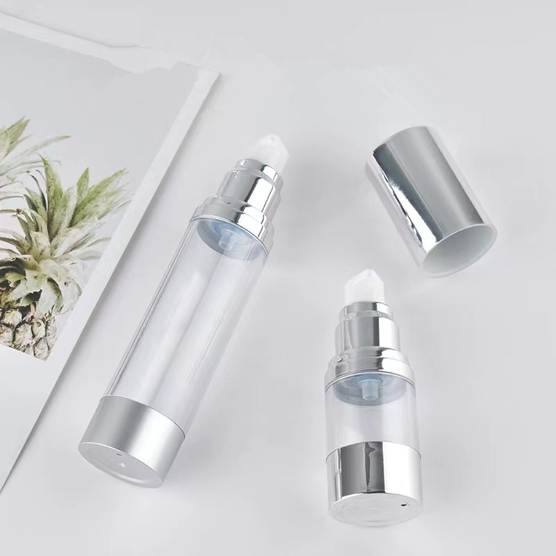 Bright/Matte Silver ขวดสูญญากา - Luxury Skincare Samples บทวิจารณ์และราคา