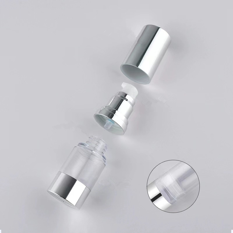 Bright/Matte Silver ขวดสูญญากา - Luxury Skincare Samples บทวิจารณ์และราคา