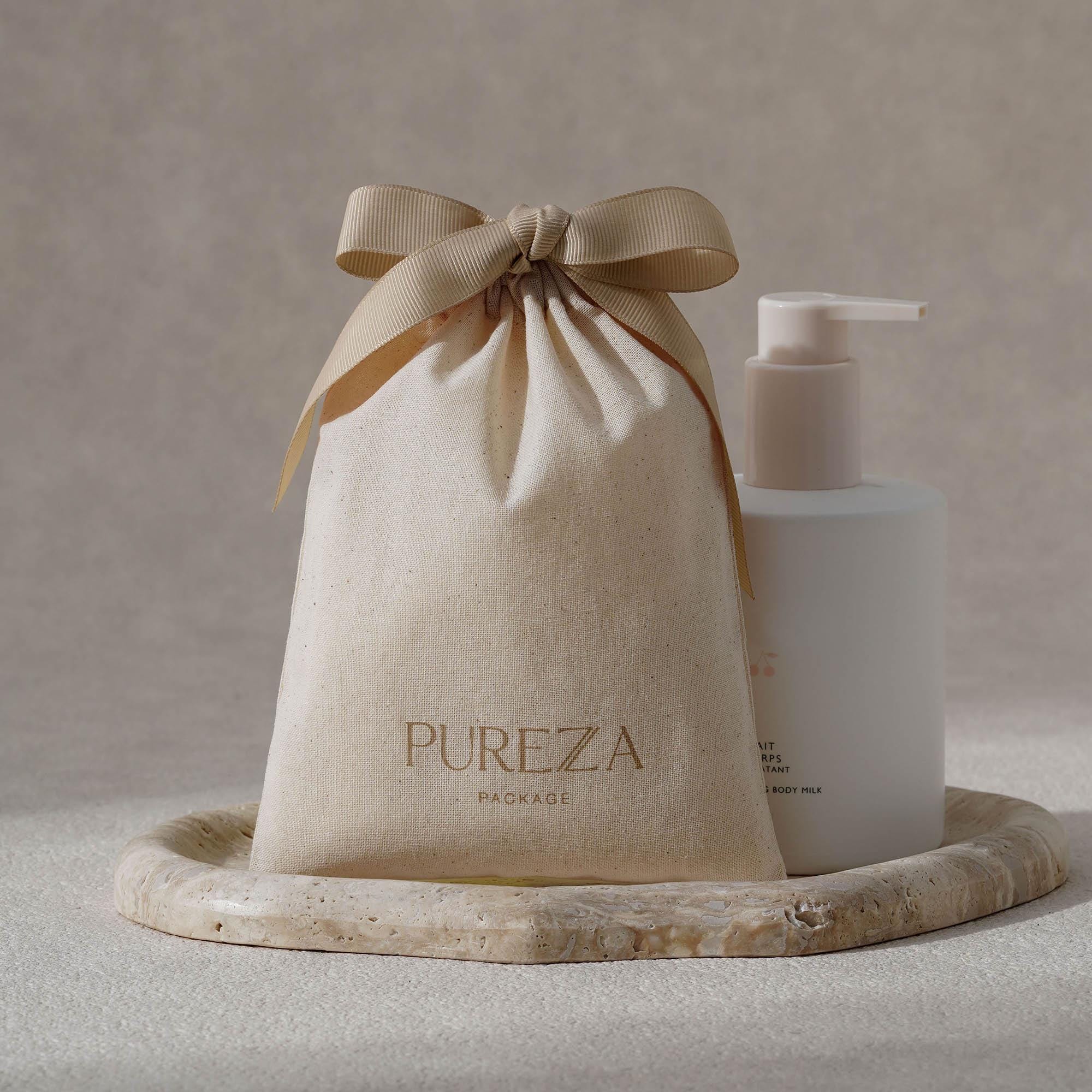ถุงผ้าฝ้ายธรรมชาติแบบปรับแต่งไ - Luxury Skincare Christmas Gifts บทวิจารณ์และราคา